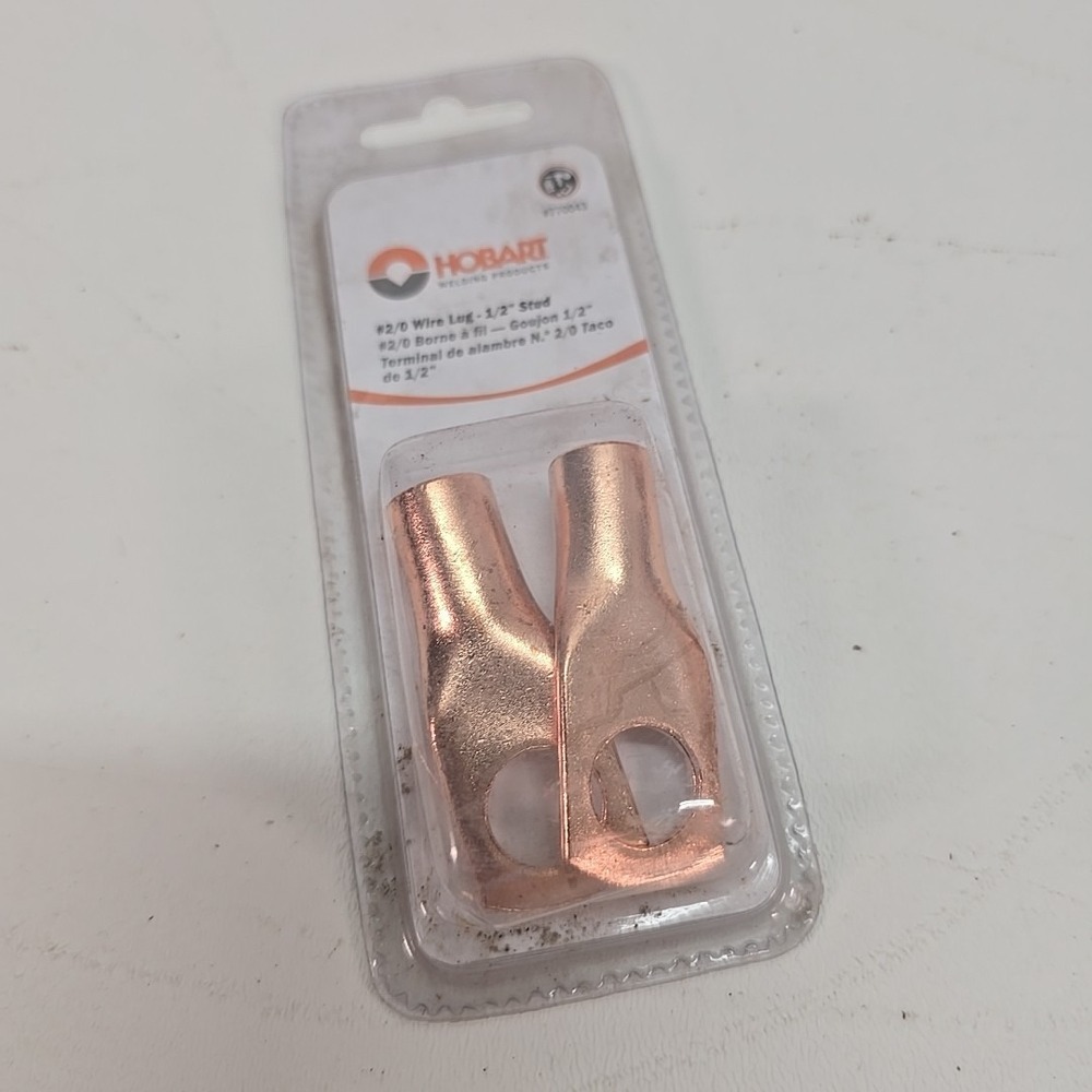 HOBART - WELDER WIRE LUG -‎ #2/0 WIRE, 1/2" STUD - PART# 770043